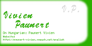 vivien paunert business card